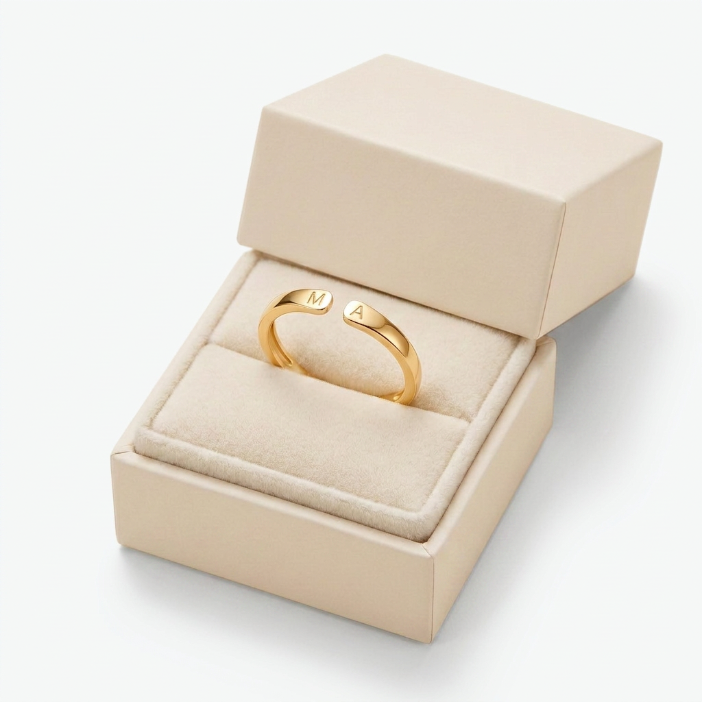 Bague Duo Initiales