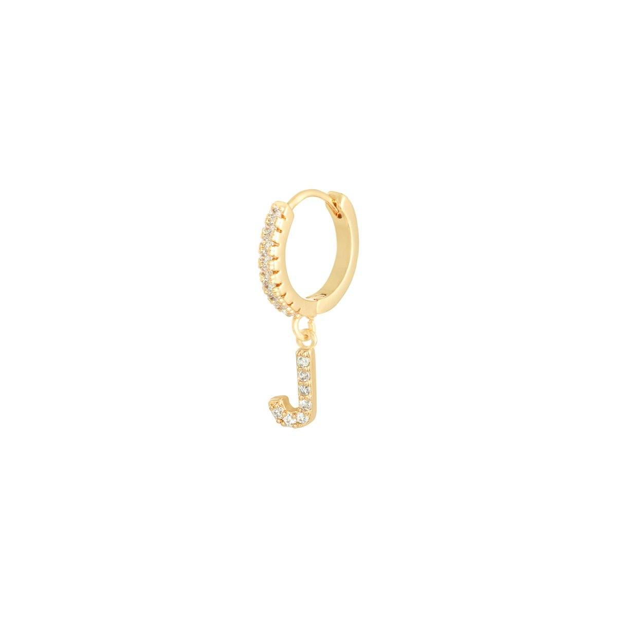 Boucle d'Oreille Initiale Paris Flavor J