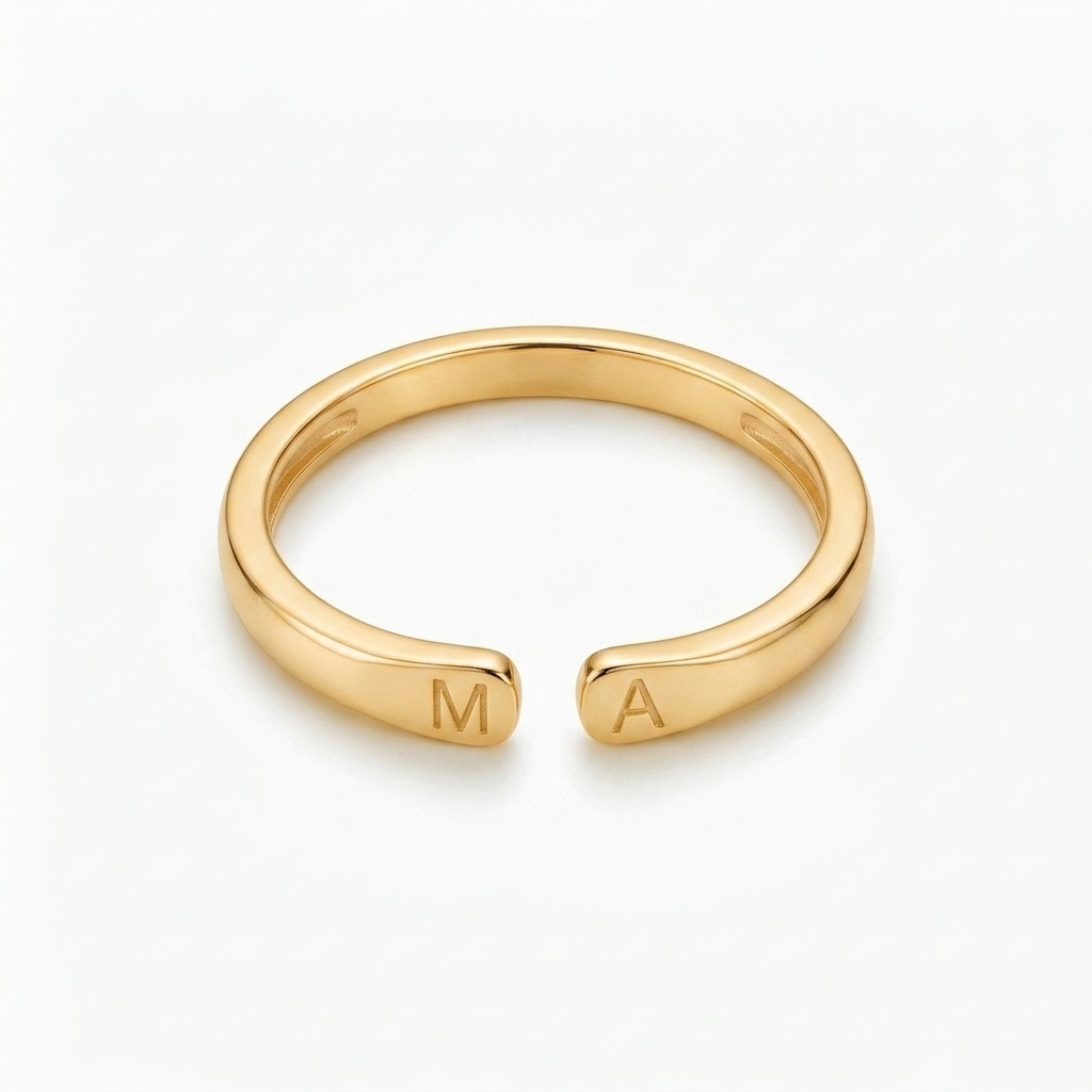 Bague Duo Initiales
