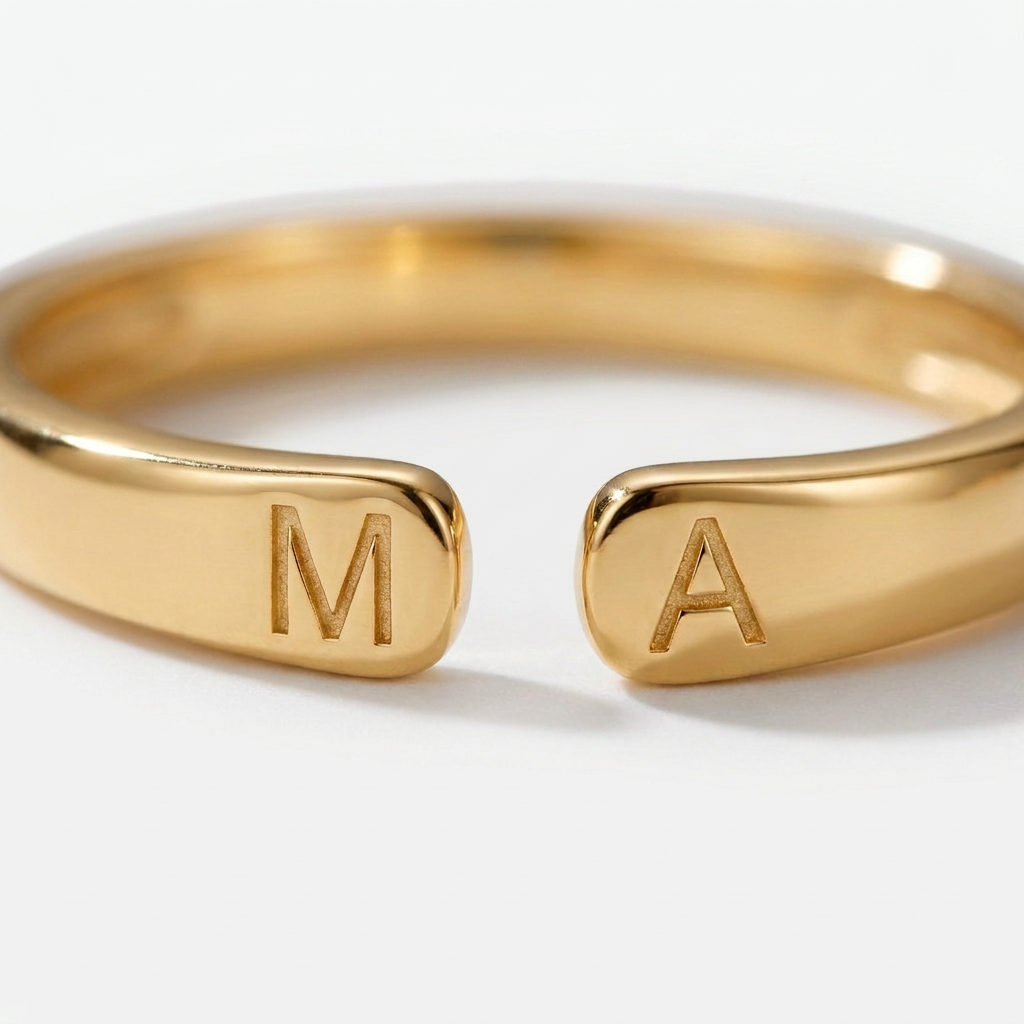 Bague Duo Initiales
