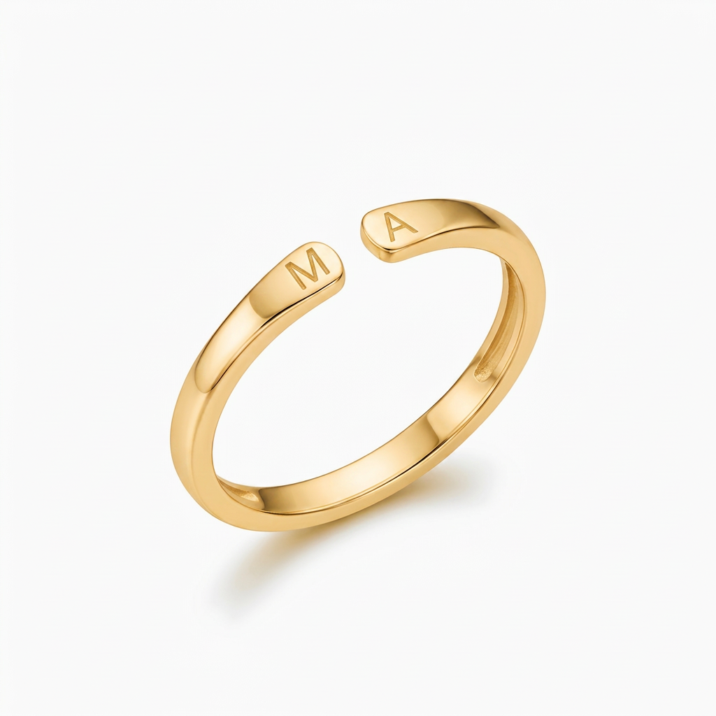 Bague Duo Initiales