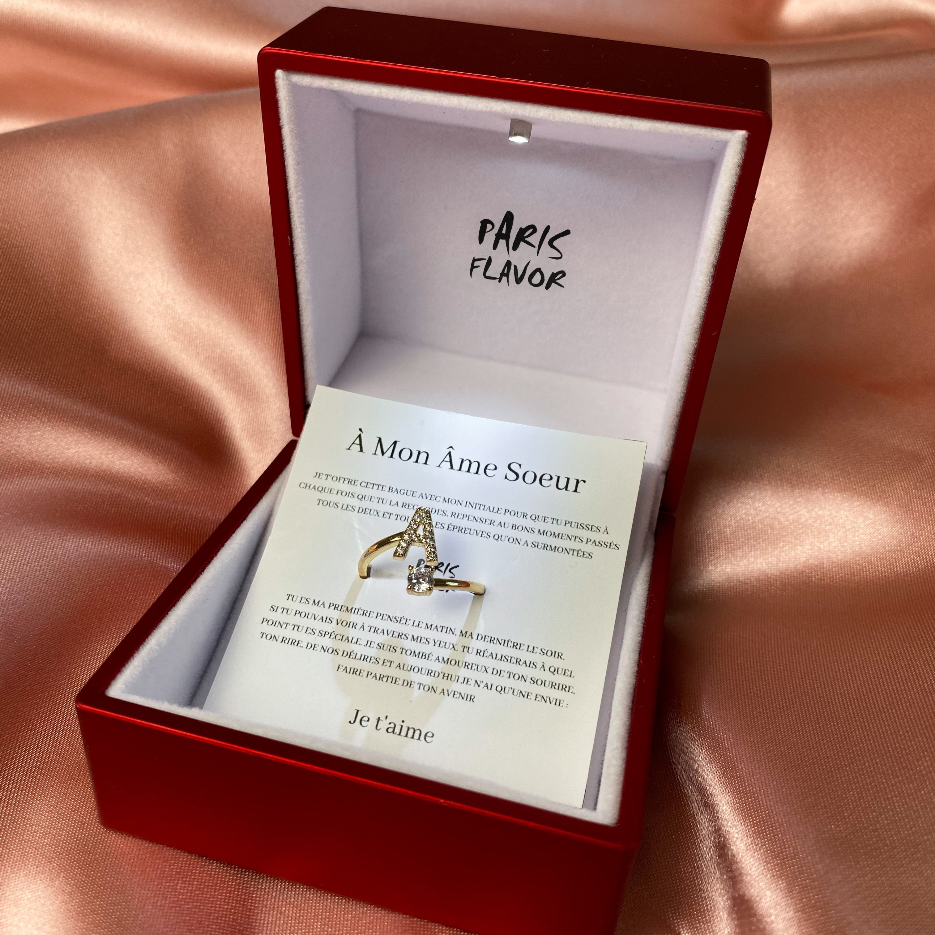 Coffret Bague "À Mon Âme Soeur"