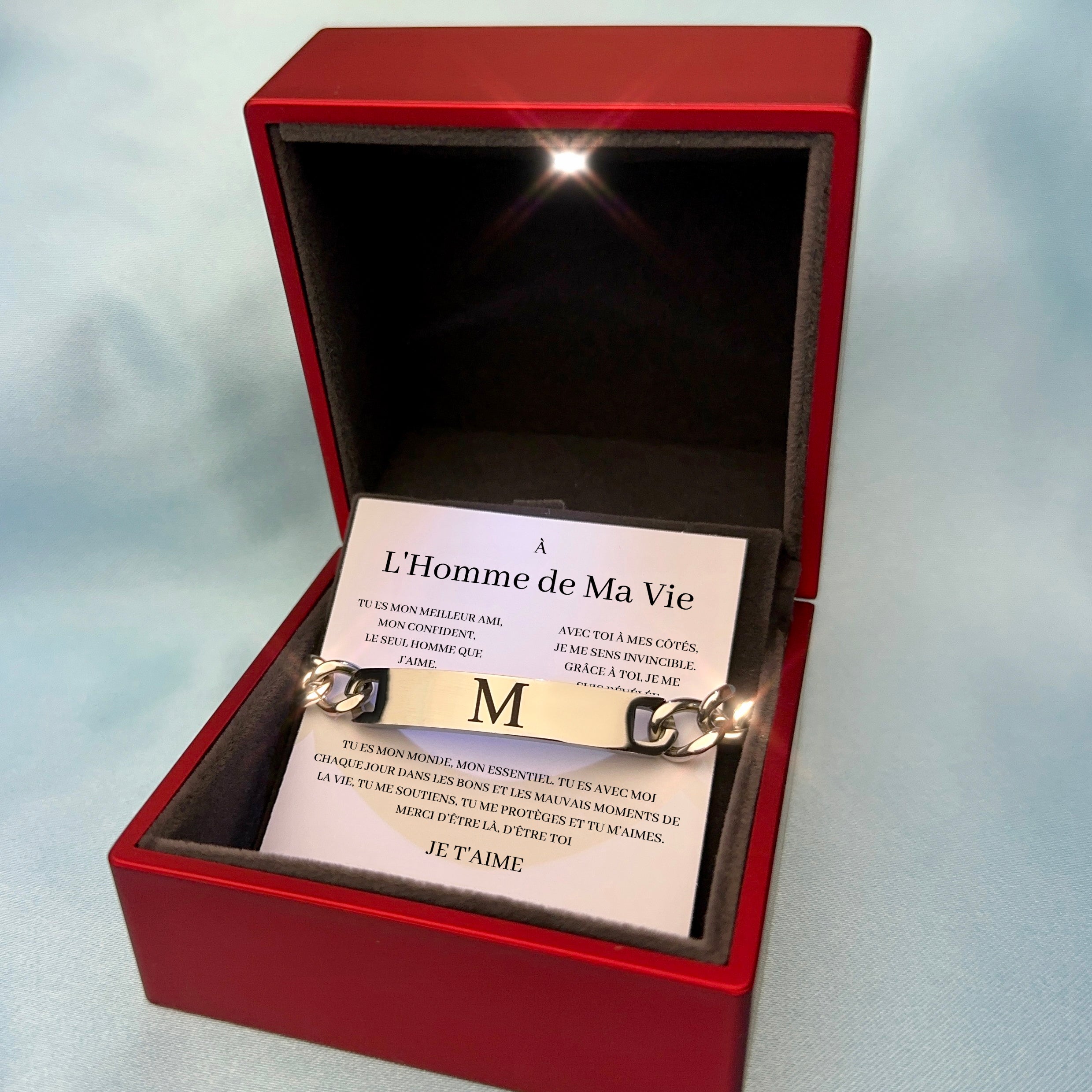 Coffret Bracelet “À L’Homme de Ma Vie"