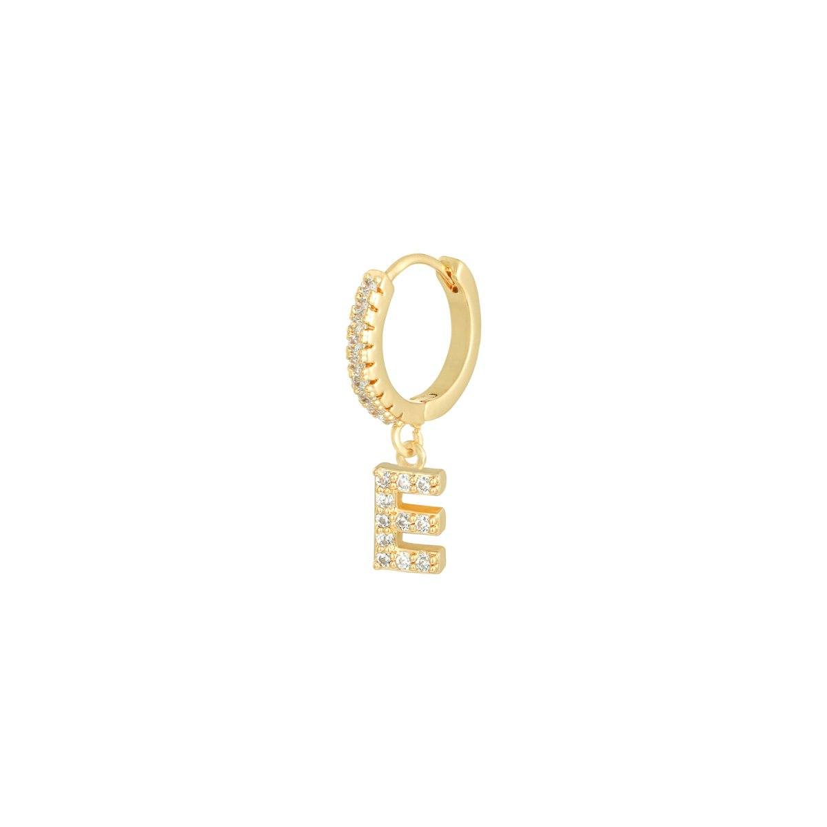 Boucle d'Oreille Initiale Paris Flavor E 