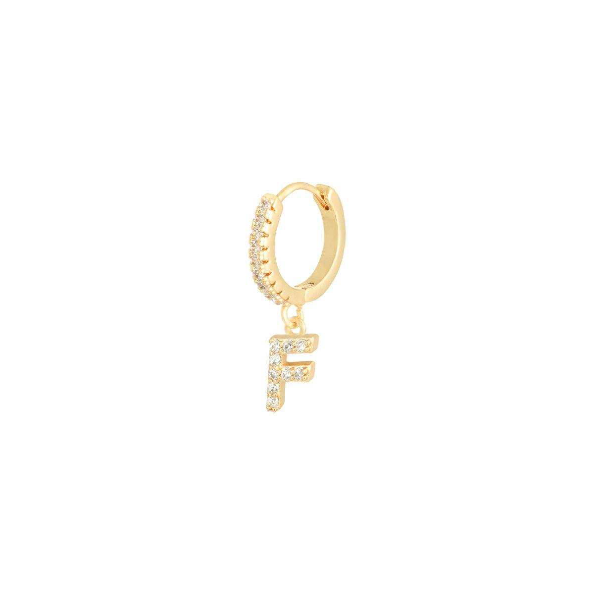 Boucle d'Oreille Initiale Paris Flavor F 