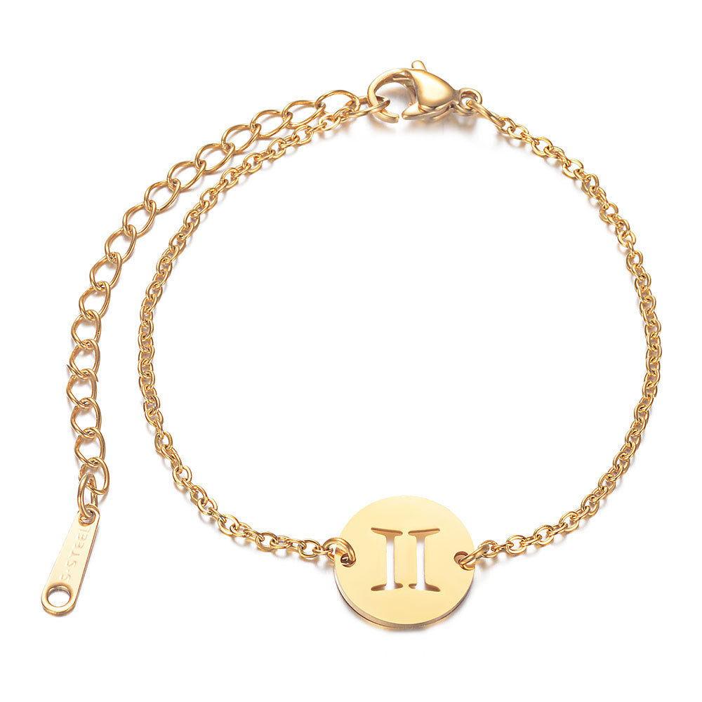 Bracelet Zodiac Paris Flavor Gold Gémeaux 